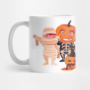 Kids in halloween costumes Mug